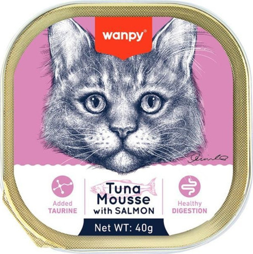 Kedi 40g 6'lı Ton Balıklı & Somonlu Alutray Yaş Mama