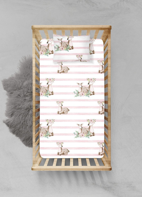 %100 Pamuklu Lastikli Çarşaf Seti - (80x140+15cm) - PLCS52023060