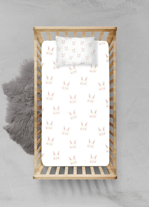 %100 Pamuklu Lastikli Çarşaf Seti - (90x190+20cm) - PLCS62023069