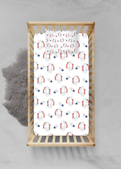 %100 Pamuklu Lastikli Çarşaf Seti - (100x200+20cm) - PLCS72023073