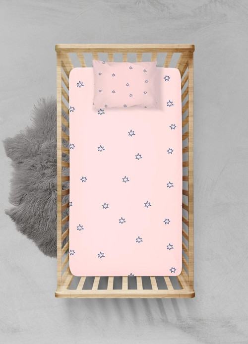 %100 Pamuklu Lastikli Çarşaf Seti - (100x200+20cm) - PLCS72023076