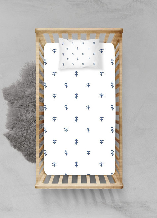 %100 Pamuklu Lastikli Çarşaf Seti - (70x110+15cm) - PLCS32023077