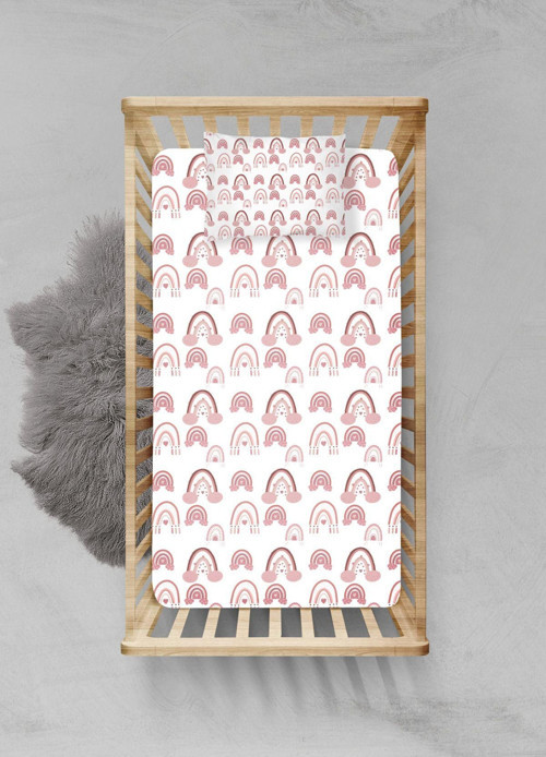 %100 Pamuklu Lastikli Çarşaf Seti - (70x110+15cm) - PLCS32023078