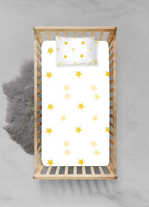 %100 Pamuklu Lastikli Çarşaf Seti - (90x190+20cm) - PLCS62023098