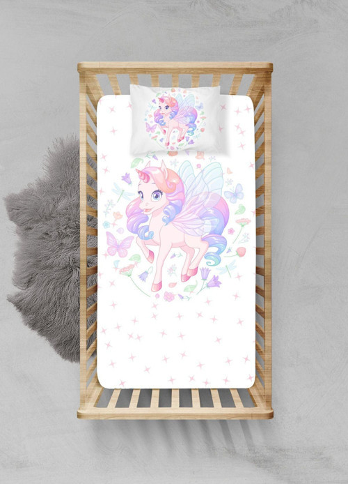 %100 Pamuklu Lastikli Çarşaf Seti - (120x200+20cm) - PLCS82023012