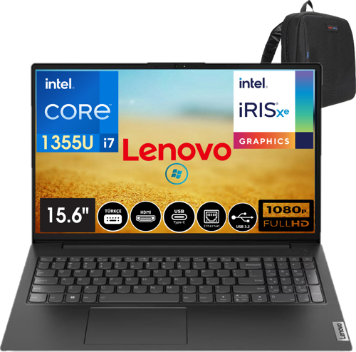 V15 Gen4 Iru Intel Core I7-1355U 16GB 1tb SSD 15.6" Fullhd WINDOWS11PRO Taşınabilir Dizüstü Bilgisayar 883A100GPTR33 + Weblegelsin Çanta