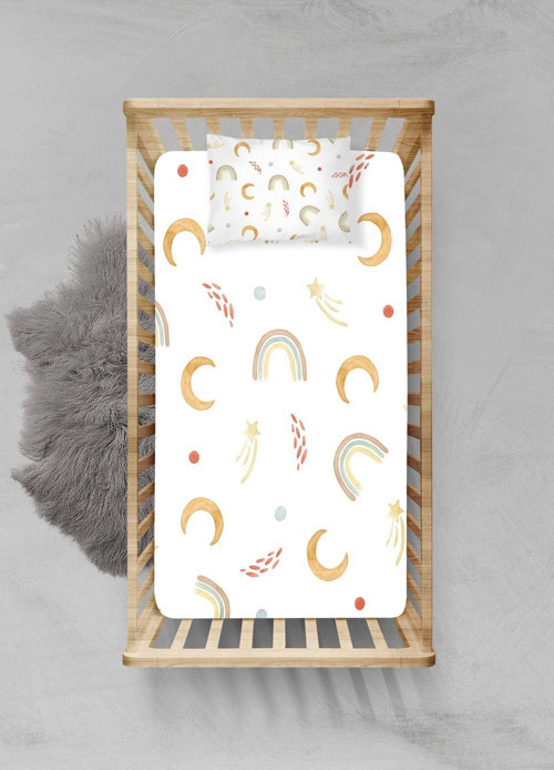 %100 Pamuklu Lastikli Çarşaf Seti - (80X140 15CM) - Plcs52023107