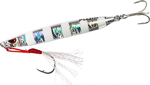 Metal Cast 30gr Shore Jig Yem MT04 Zebra Glow