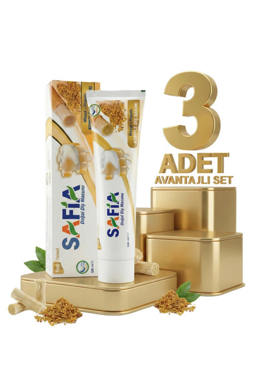Diş Macunu Misvak ve Propolis 3x100 ml