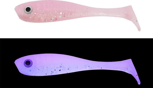 Gümüş 7cm 5 Adet Silikon Yem UV Pembe