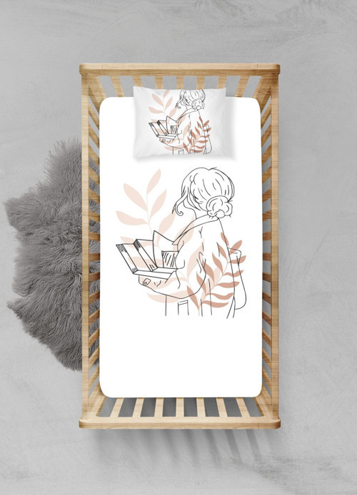 %100 Pamuklu Lastikli Çarşaf Seti - (55x95+15cm) - PLCS12023119