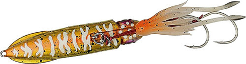 Swimsquid Inchiku 10.3cm 180gr Silikon Kalamar Orange Gold Glow