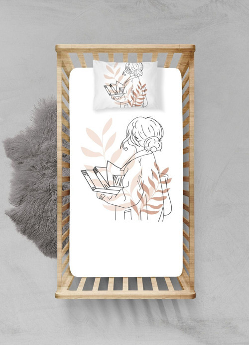 %100 Pamuklu Lastikli Çarşaf Seti - (80x140+15cm) - PLCS52023119