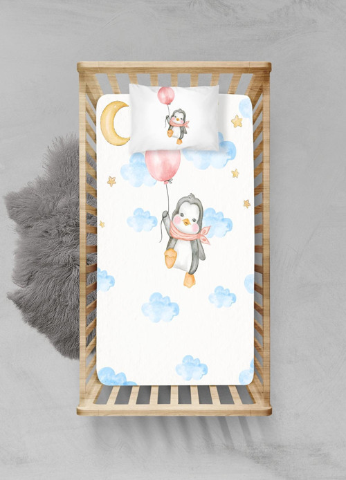%100 Pamuklu Lastikli Çarşaf Seti - (90x190+20cm) - PLCS62023124