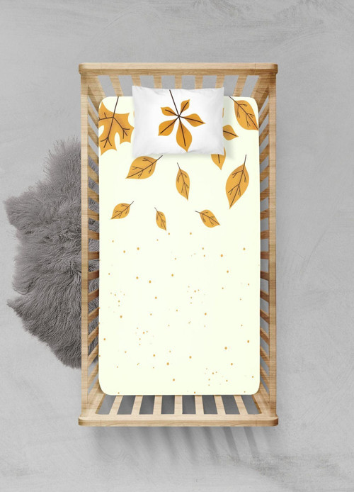 %100 Pamuklu Lastikli Çarşaf Seti - (60x120+15cm) - PLCS22023125