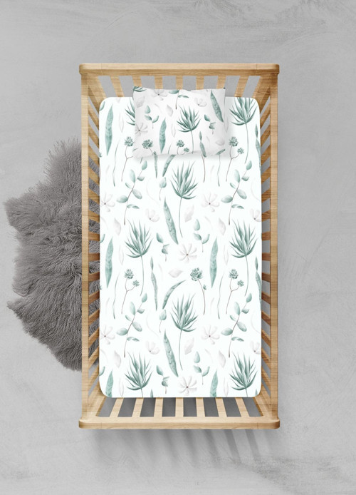 %100 Pamuklu Lastikli Çarşaf Seti - (90x190+20cm) - PLCS62023127