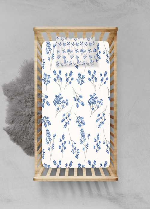 %100 Pamuklu Lastikli Çarşaf Seti - (55x95+15cm) - PLCS12023147