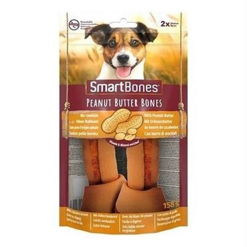 Köpek Ödül Kemiği Yer Fıstığı Ezmeli Medium (2li) 158g