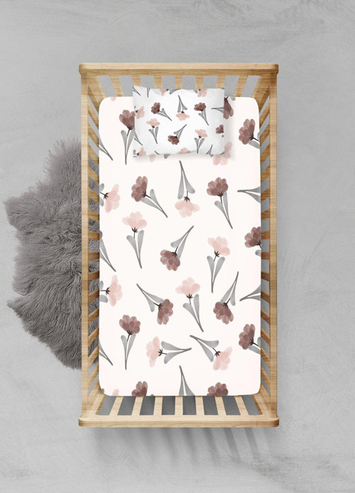 %100 Pamuklu Lastikli Çarşaf Seti - (100x200+20cm) - PLCS72023153