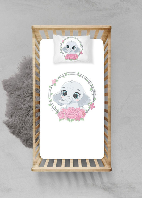 %100 Pamuklu Lastikli Çarşaf Seti - (55x95+15cm) - PLCS12023158