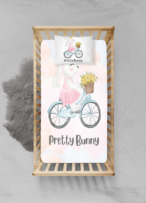 %100 Pamuklu Lastikli Çarşaf Seti - (90x190+20cm) - PLCS62023160