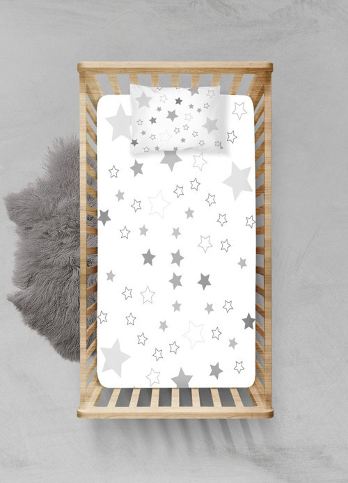 %100 Pamuklu Lastikli Çarşaf Seti - (55x95+15cm) - PLCS12023164