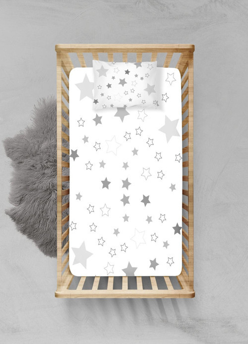 %100 Pamuklu Lastikli Çarşaf Seti - (70x130+15cm) - PLCS42023164