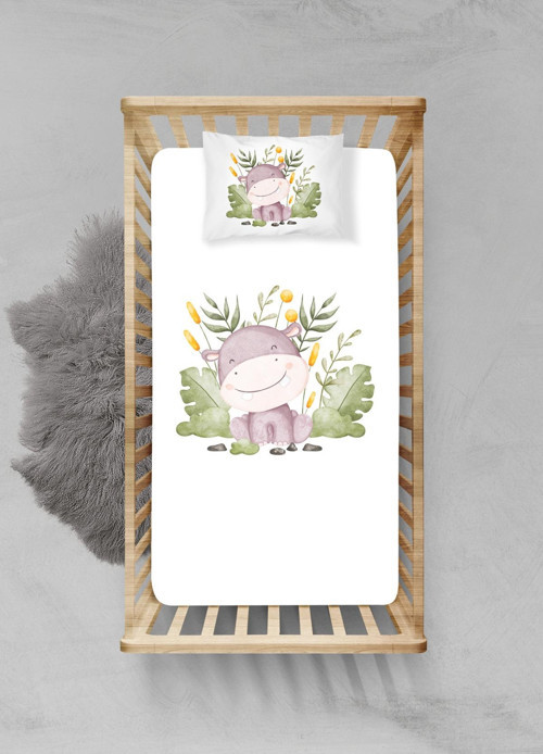 %100 Pamuklu Lastikli Çarşaf Seti - (60x120+15cm) - PLCS22023169