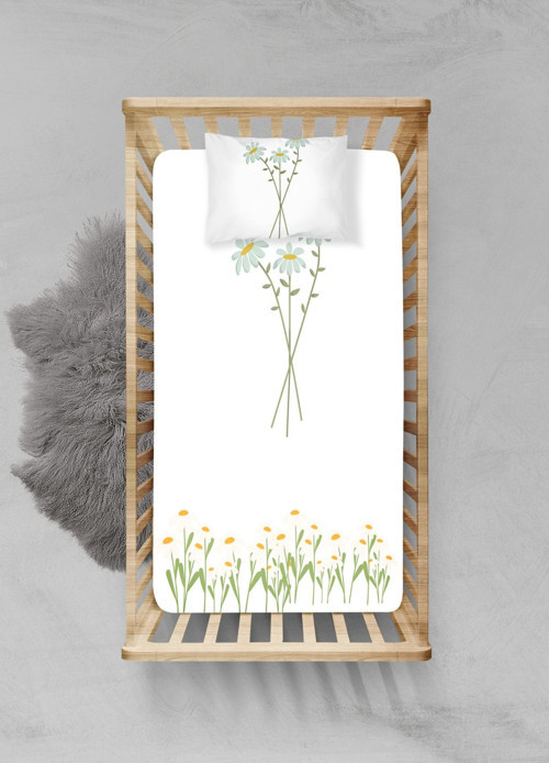 %100 Pamuklu Lastikli Çarşaf Seti - (90x190+20cm) - PLCS62023171