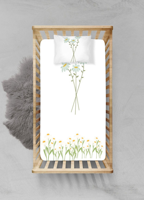 %100 Pamuklu Lastikli Çarşaf Seti - (100x200+20cm) - PLCS72023171