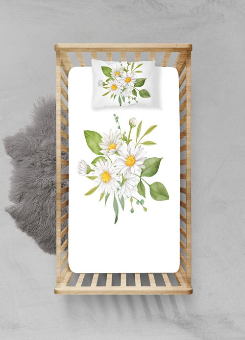 %100 Pamuklu Lastikli Çarşaf Seti - (100x200+20cm) - PLCS72023172