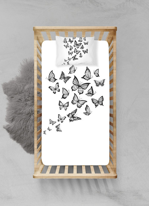 %100 Pamuklu Lastikli Çarşaf Seti - (60x120+15cm) - PLCS22023176