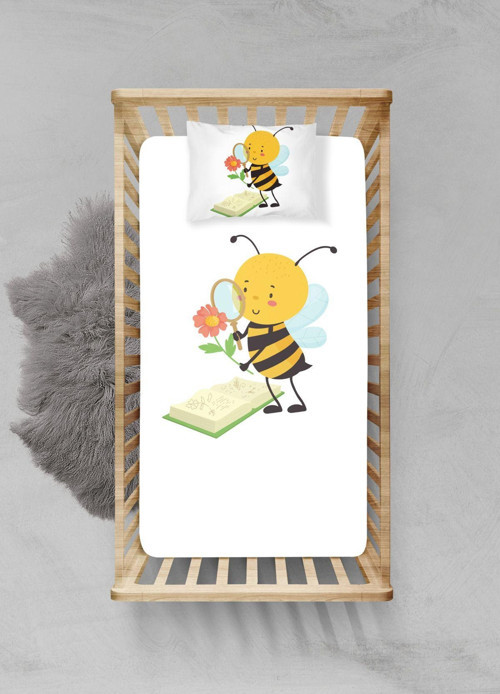 %100 Pamuklu Lastikli Çarşaf Seti - (60x120+15cm) - PLCS22023177