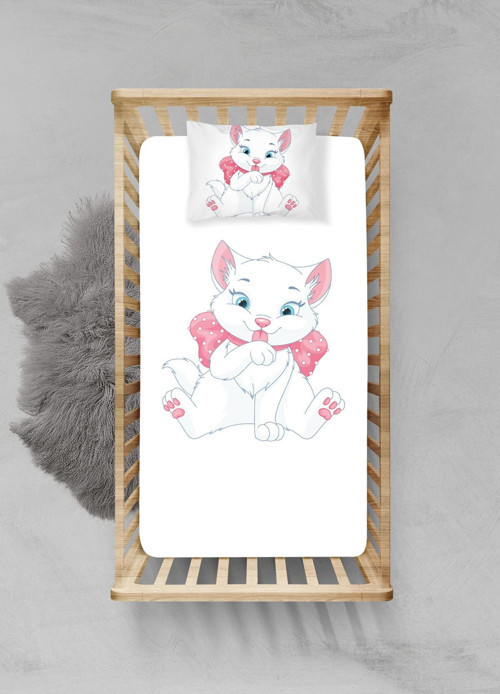%100 Pamuklu Lastikli Çarşaf Seti - (70x110+15cm) - PLCS32023181