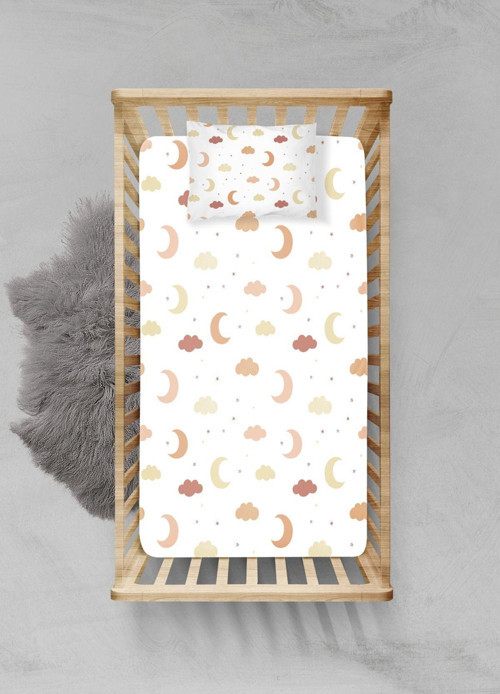 %100 Pamuklu Lastikli Çarşaf Seti - (120x200+20cm) - PLCS82023186