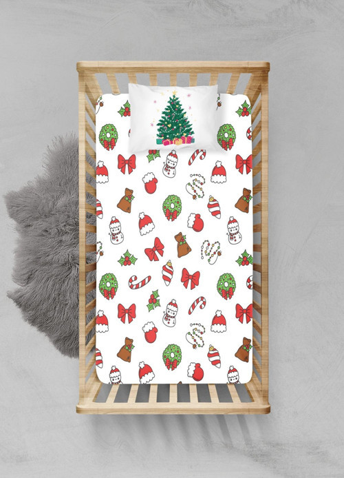 %100 Pamuklu Lastikli Çarşaf Seti - (100x200+20cm) - PLCS72023189