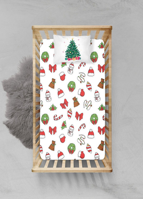 %100 Pamuklu Lastikli Çarşaf Seti - (120x200+20cm) - PLCS82023189