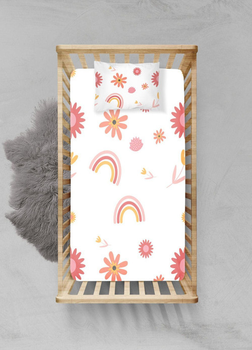 %100 Pamuklu Lastikli Çarşaf Seti - (55x95+15cm) - PLCS12023193