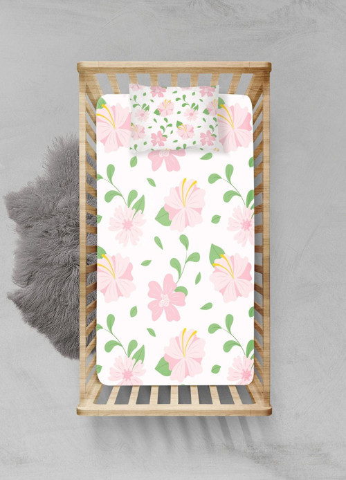 %100 Pamuklu Lastikli Çarşaf Seti - (100x200+20cm) - PLCS72023226