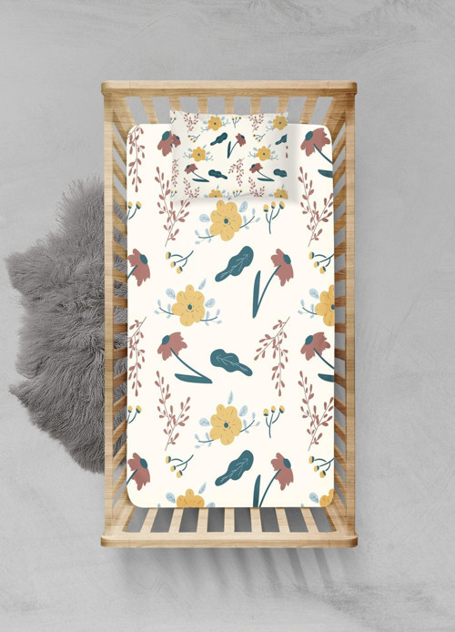 %100 Pamuklu Lastikli Çarşaf Seti - (100x200+20cm) - PLCS72023230