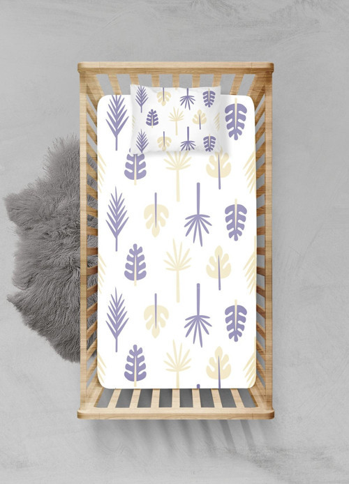 %100 Pamuklu Lastikli Çarşaf Seti - (80x140+15cm) - PLCS52023234