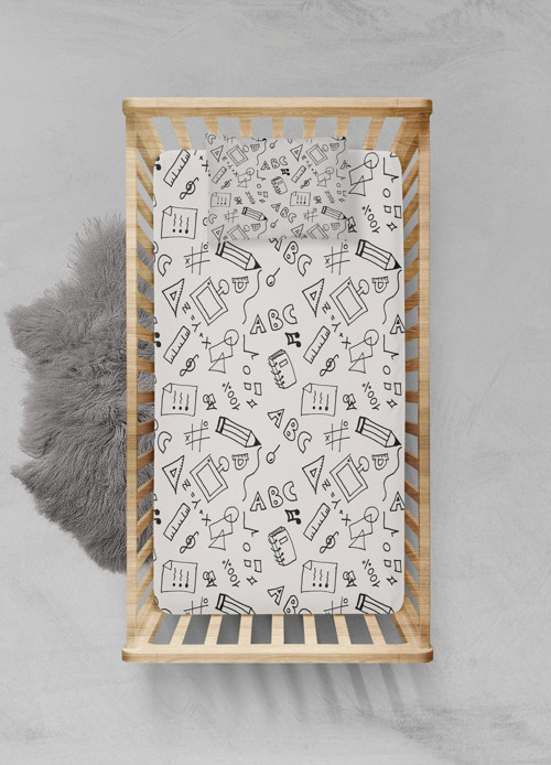 %100 Pamuklu Lastikli Çarşaf Seti - (120x200+20cm) - PLCS82023240