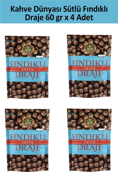 FINDIK DRAJE 60 GR x 4 Adet