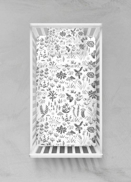 Pamuk Saten Park Yatak Beşik Nevresim Takımı - (80x120) - BCNTAY22023325