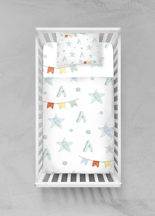 Organik Pamuk Bebek Nevresim Takımı - (100x150) - BCNTAY32023039