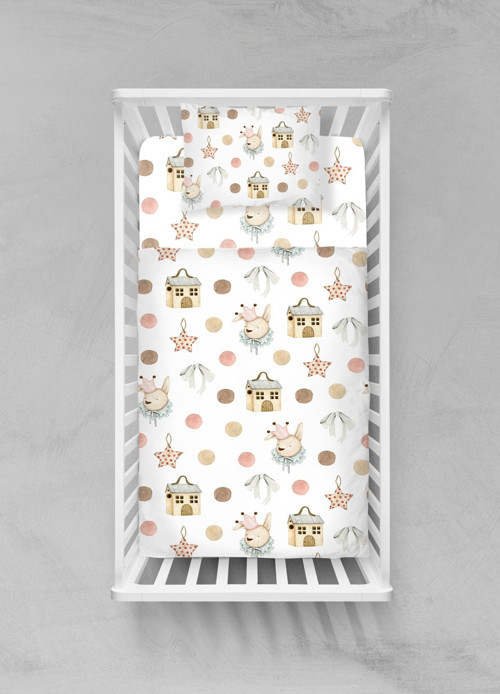 Organik Pamuk Bebek Nevresim Takımı - (100x150) - BCNTAY32023043