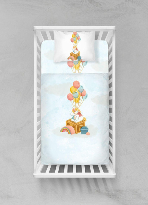 Organik Pamuk Bebek Nevresim Takımı - (100x150) - BCNTAY32023105