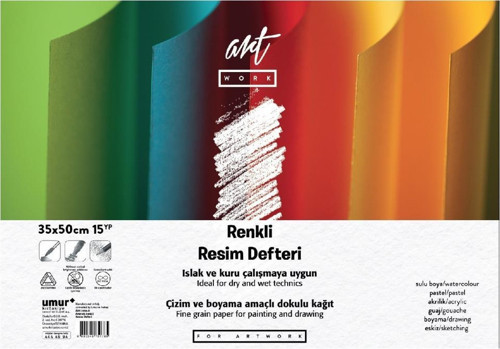 Renkli Resim Defteri 35X50 15 Yp