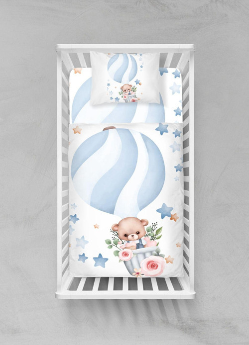 Organik Pamuk Bebek Nevresim Takımı - (100x150) - BCNTAY32023297