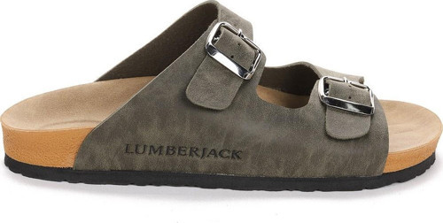 Mendy 2Fx Haki Comfort Casual Anatomik Tokalı Terlik